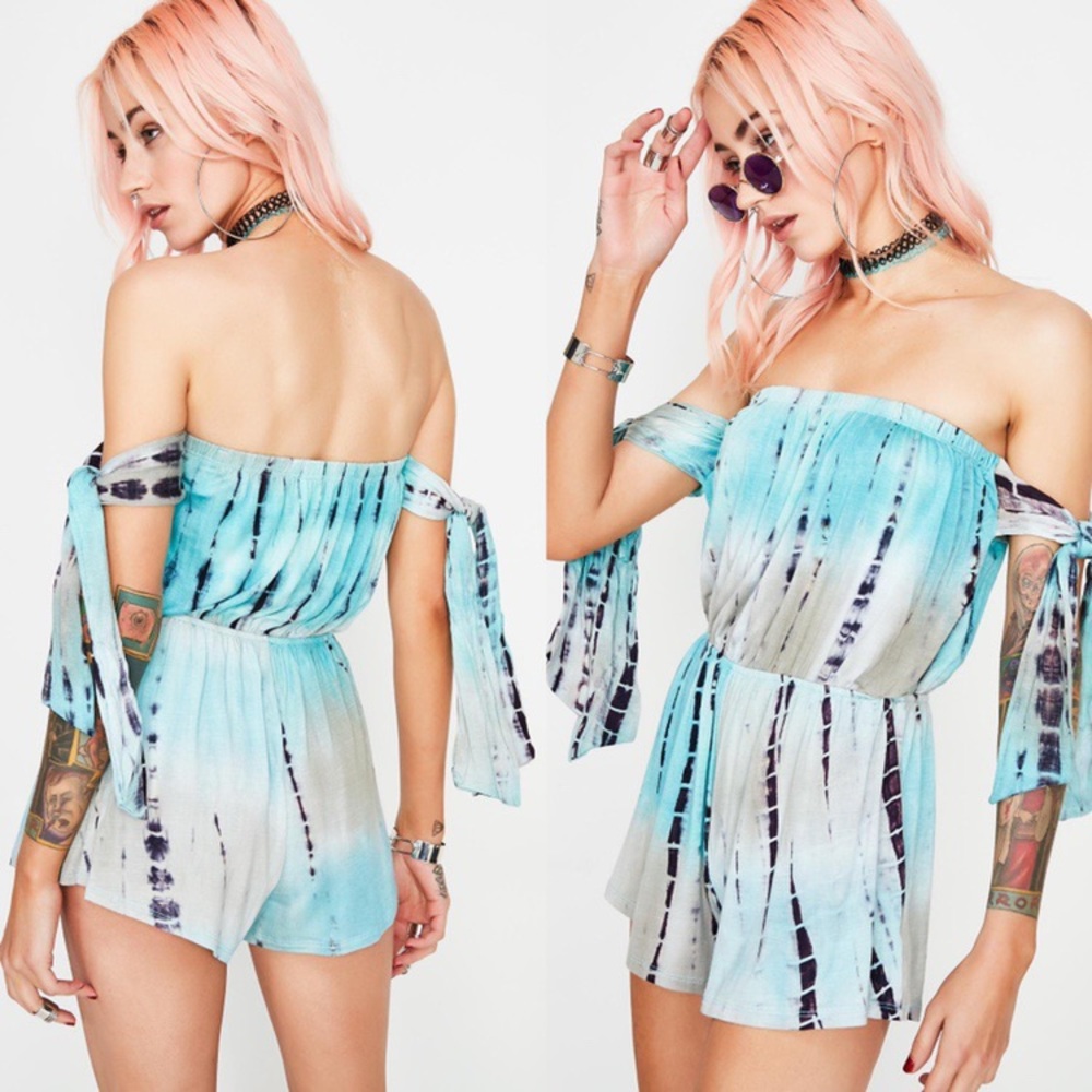 Kawaii Tie Dye Romper 🌈